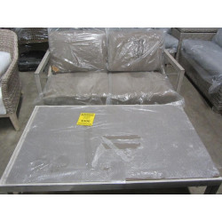 Outdoor Loveseat & Table