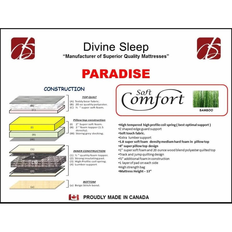 Divine Sleep Paradise Mattresses