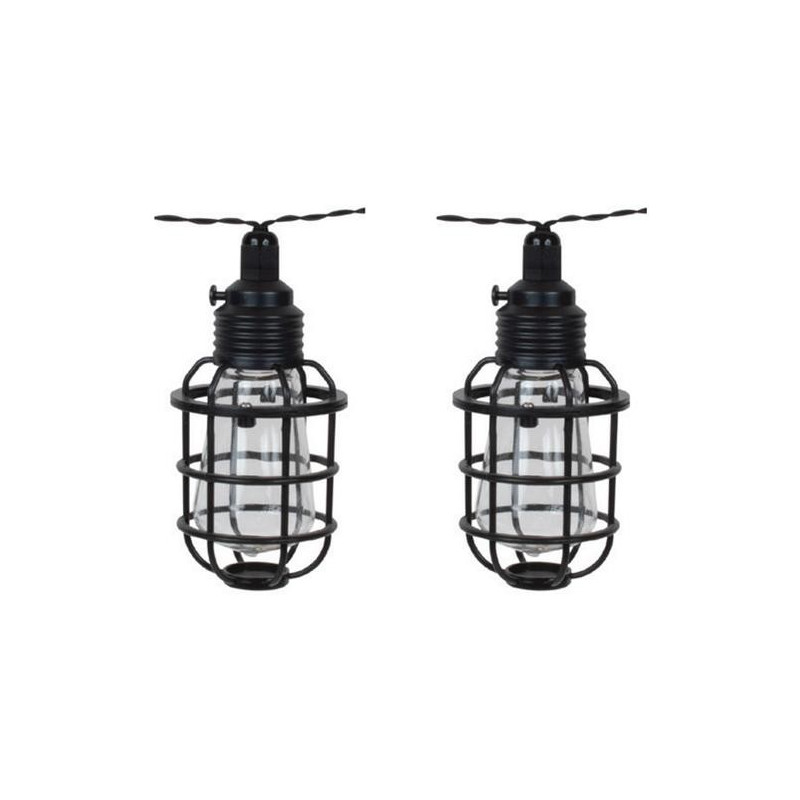 2 Pack Solar Cafe Light Set 45108 Box 9