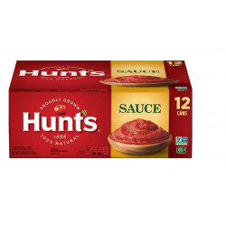 Hunts Tomato Sauce  12 Cans