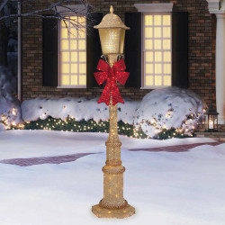 7ft Lamp Post With Led Lights