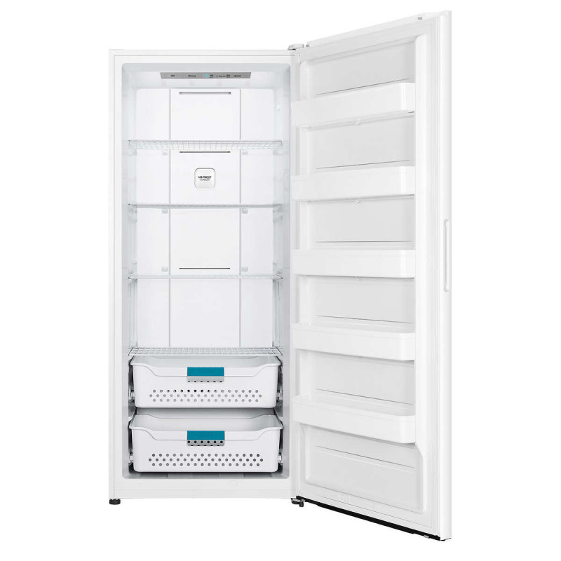 Hisense 21.2 cu ft. White Upright Freezer with Reversible Door FV21D6CWE