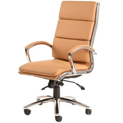 High Back Tan Executive Chair